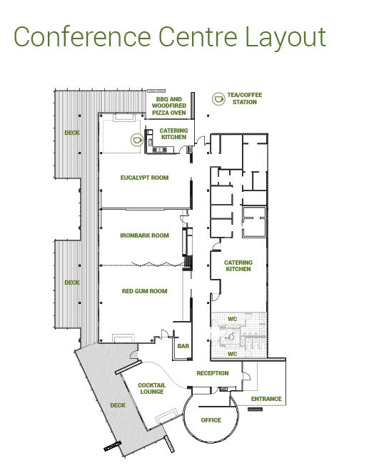 Conference centre floor plan